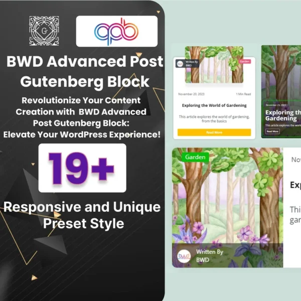 Advanced Blog Post Block for Gutenberg Editor