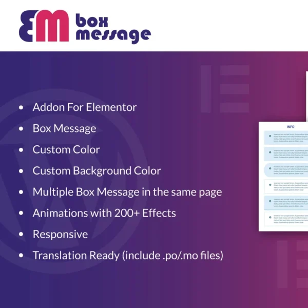 Smart Message Boxes for Elementor in WordPress
