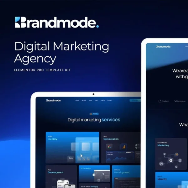 Brandmode – Elementor Pro Template Kit for Digital Marketing Agencies